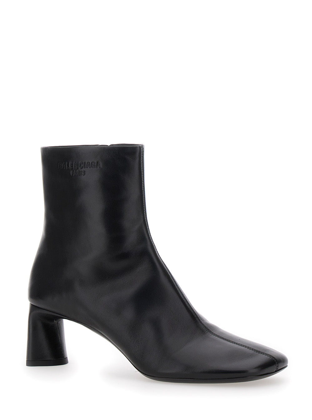 Balenciaga Women 'Duty Free 60Mm' Black Boots With Square Tip In Leather Women