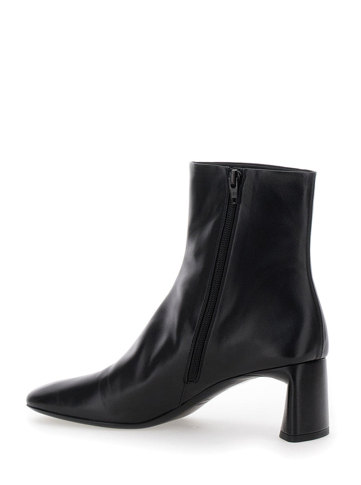 Balenciaga Women 'Duty Free 60Mm' Black Boots With Square Tip In Leather Women