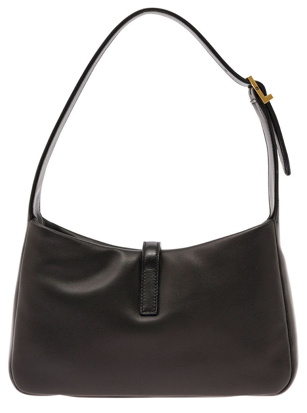 Saint Laurent Women 'Le 5 À 7 Padded' Black Shoulder Bag With Logo Detail In Padded Leather Woman