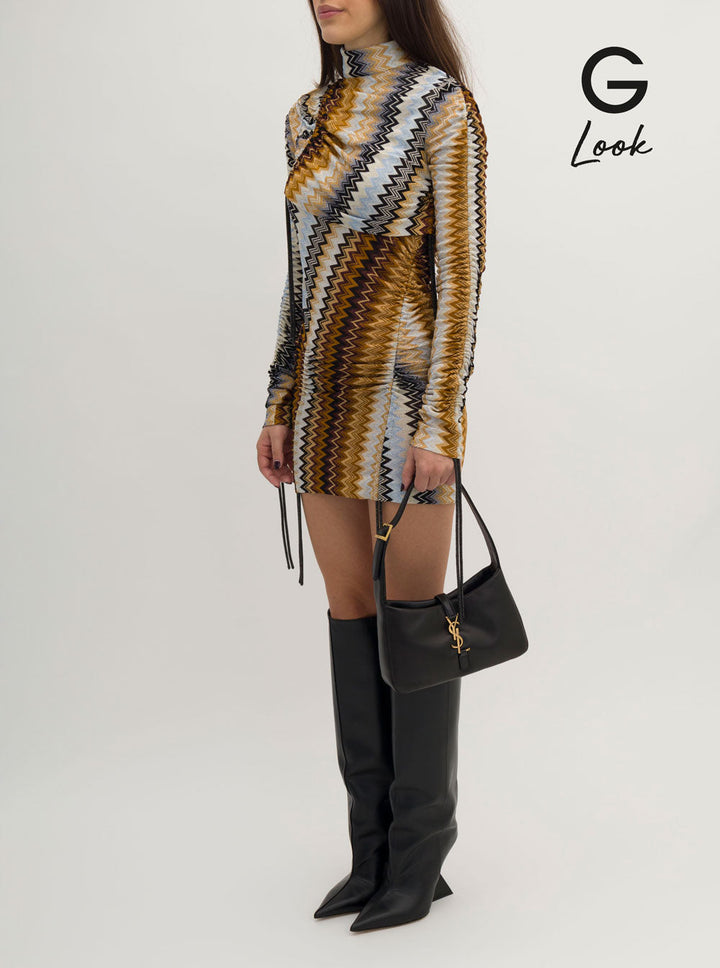 Saint Laurent Women 'Le 5 À 7 Padded' Black Shoulder Bag With Logo Detail In Padded Leather Woman