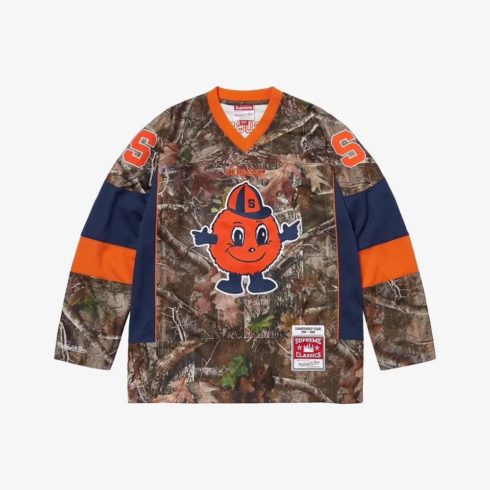 Supreme NCAA Hockey Jersey Syracuse Real Tree camo