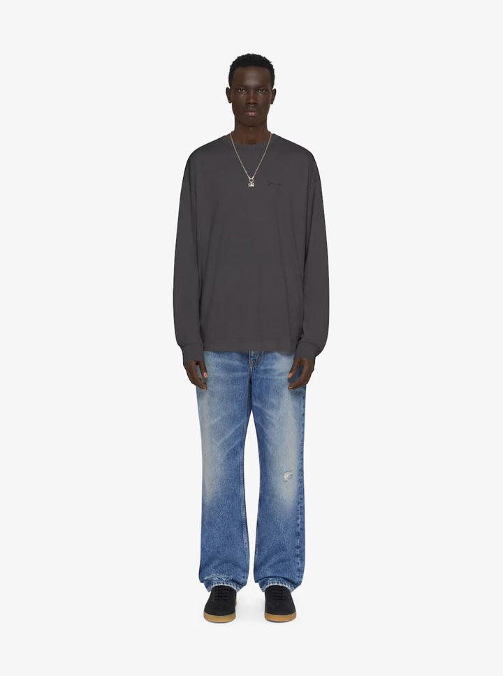 Givenchy Men Blue Five Pocket Denim Jeans In Man