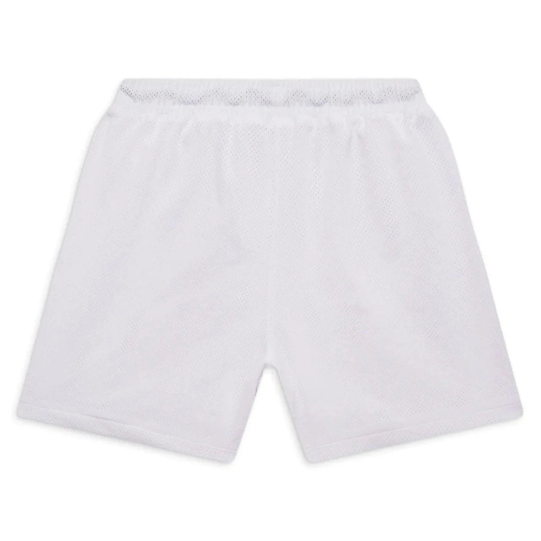 Hellstar Flame Mesh Shorts White