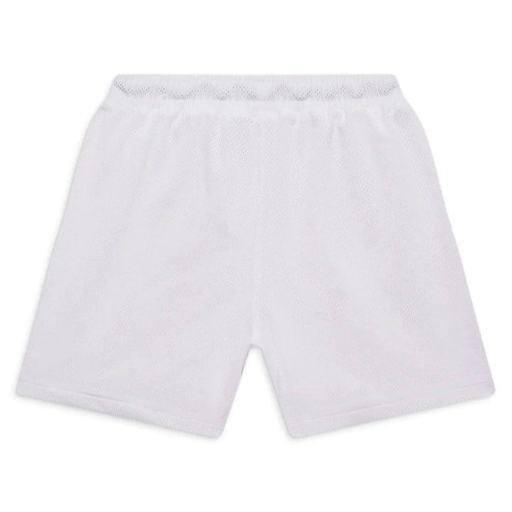 Hellstar Flame Mesh Shorts White