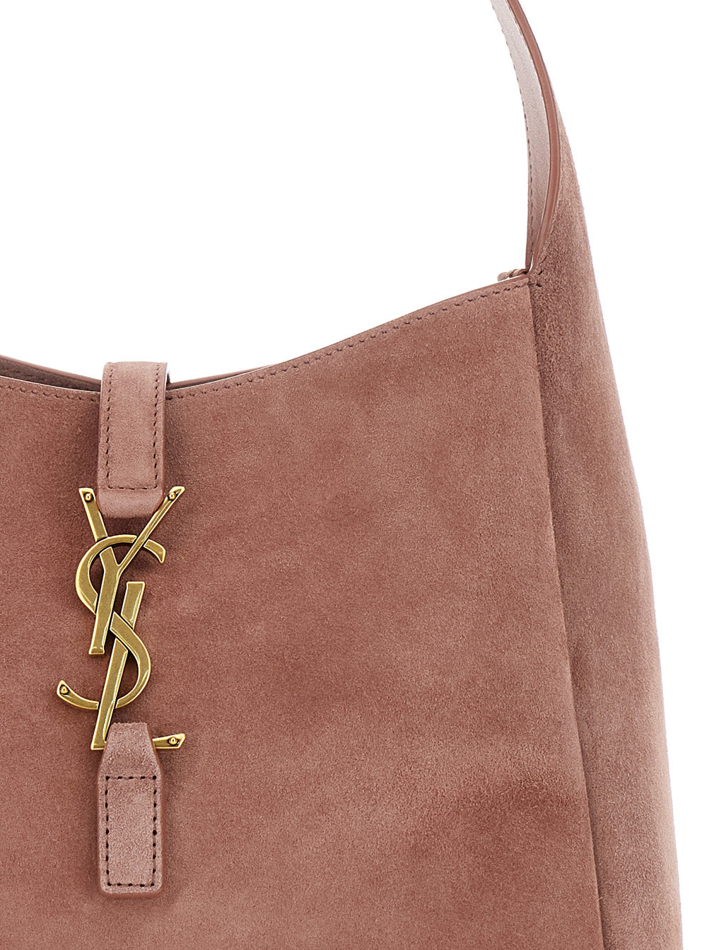 Saint Laurent Women 'Le 5 À 7'  Pink Shoulder Bag With Hook Closure With Cassandre In Soft Leather Woman