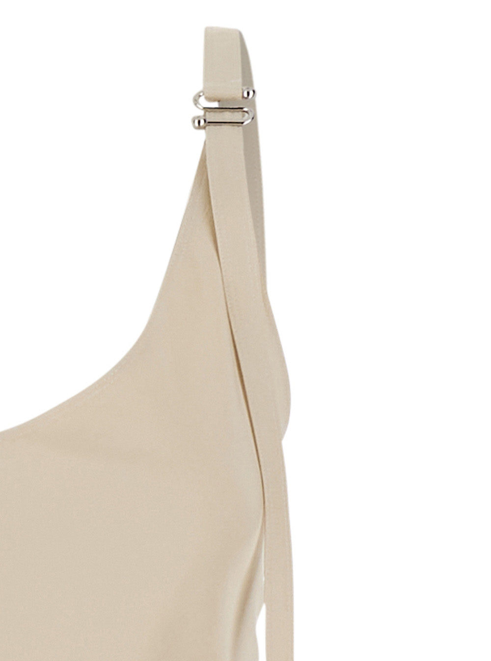 Sportmax Women 'Unione' Beige Long Dress With V-Neck And Adjustable Straps In Viscose Woman