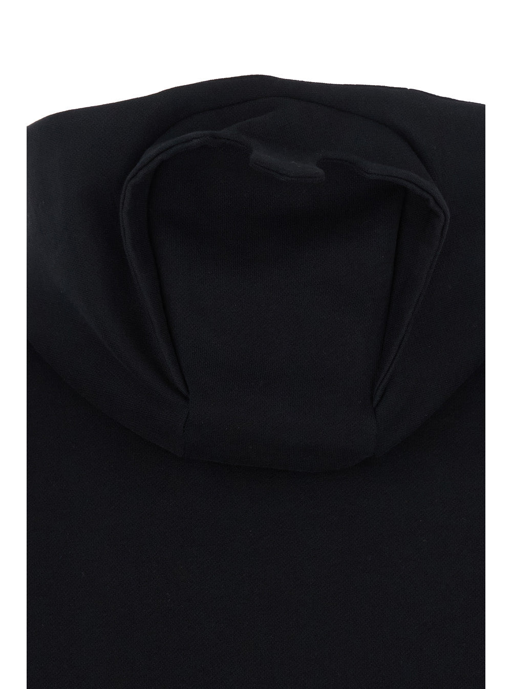 Coperni Women Black Sweatshirt With Logo Lettering And Front Kangaroo Pocket In Cotton Woman