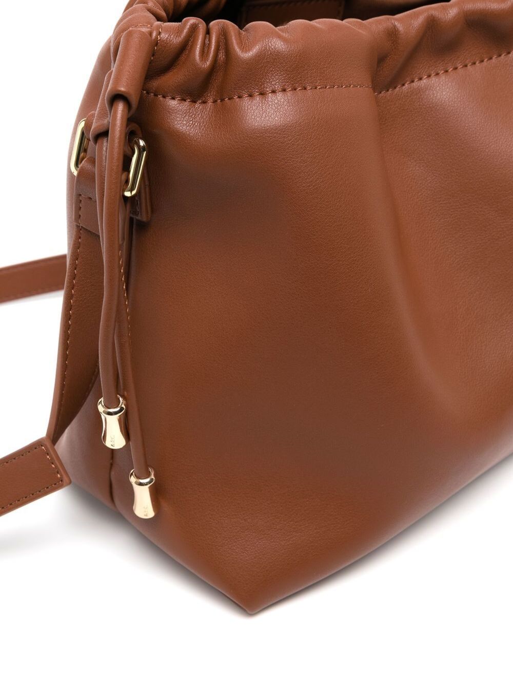 A.P.C. Women Btown Crossbody Bag With Logo Lettering On The Front And Drawstring Closure In Ecoleather Woman
