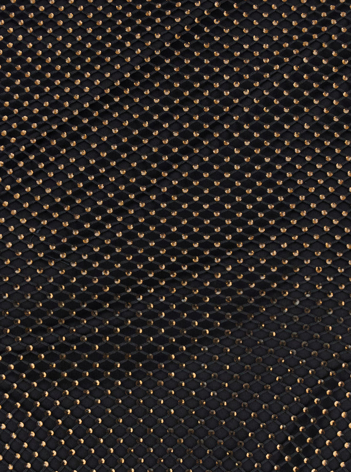 Sportmax Women 'Gerarda' Black High Neck Top With Mesh Panels And Layered Design In Tech Fabric Woman