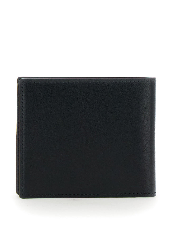 Amiri Men Bi-Fold Wallwt With Logo Lettering On The Front In Leather Man