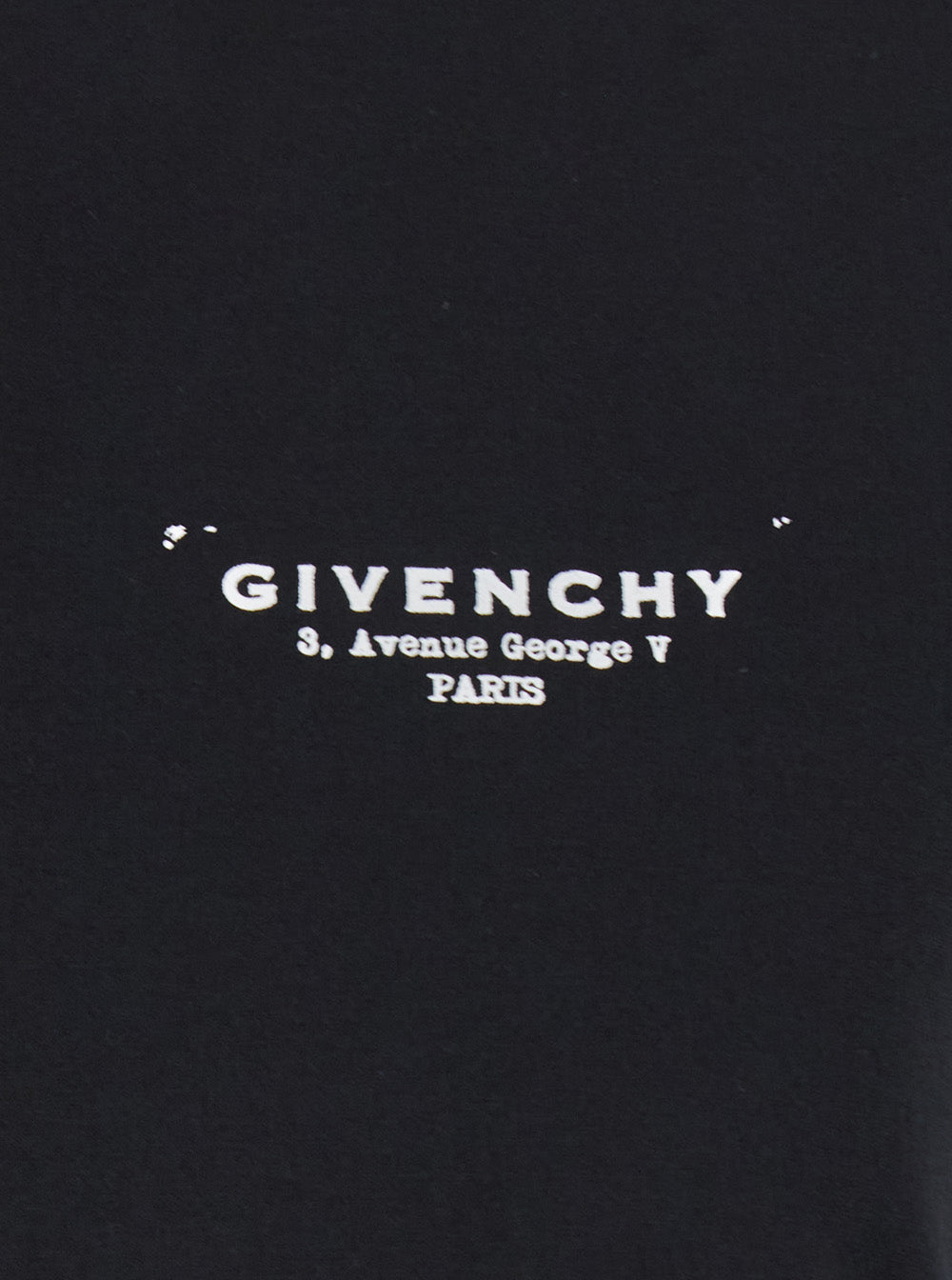 Givenchy Women Black Crewneck T-Shirt With Logo Lettering On Front And Rear In Cotton Woman
