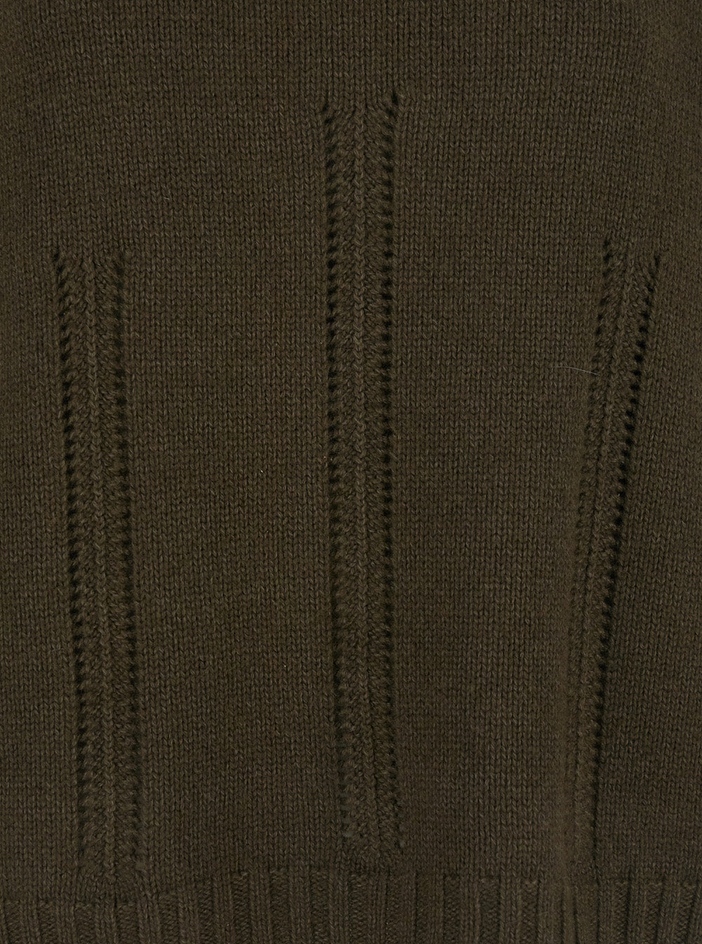 Tom Ford Women Brown Sweater With Mock Neck And Dropped Shoulders In Cashmere And Cotton Blend Woman