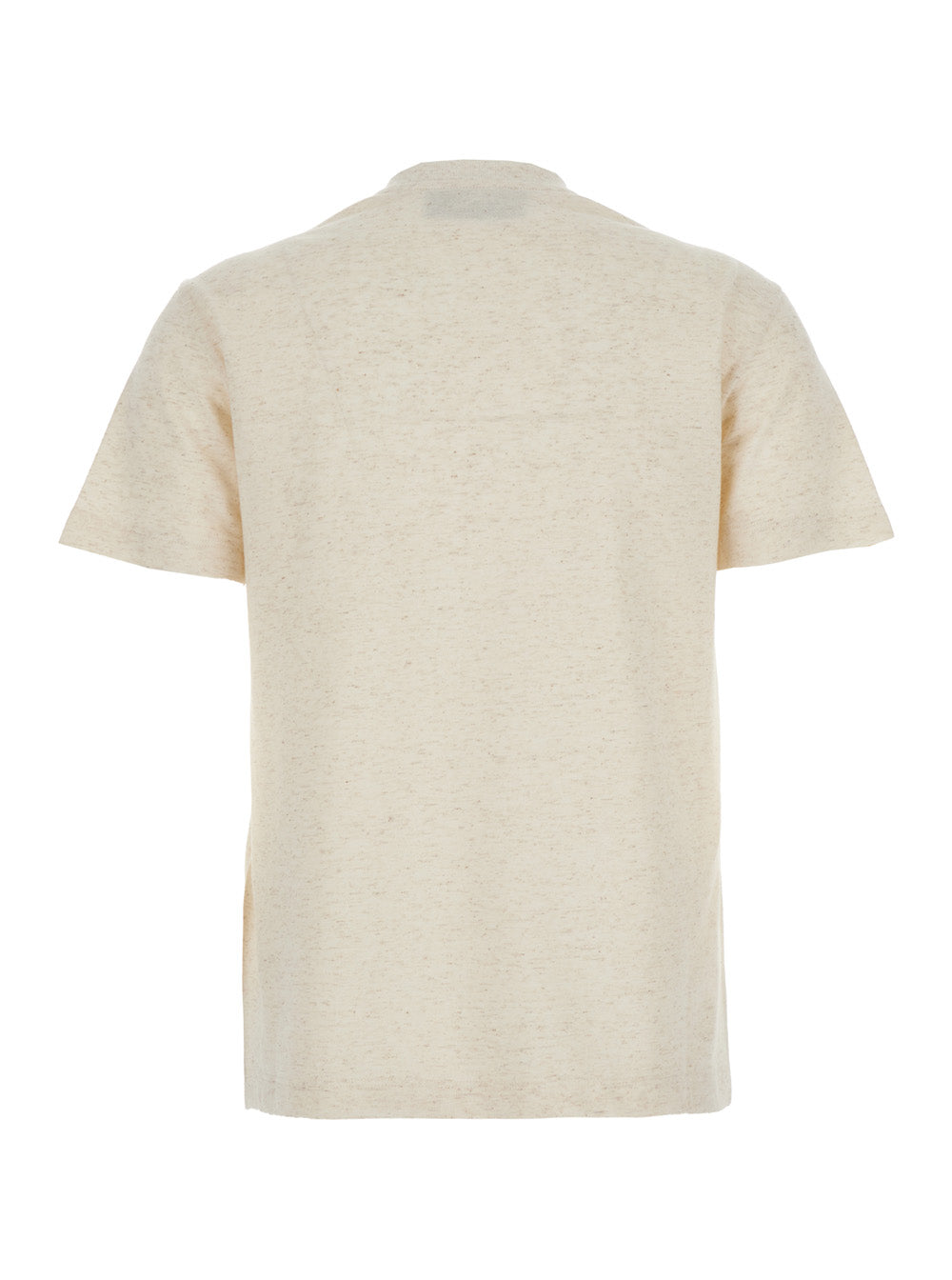 Beige t-shirt on a white background