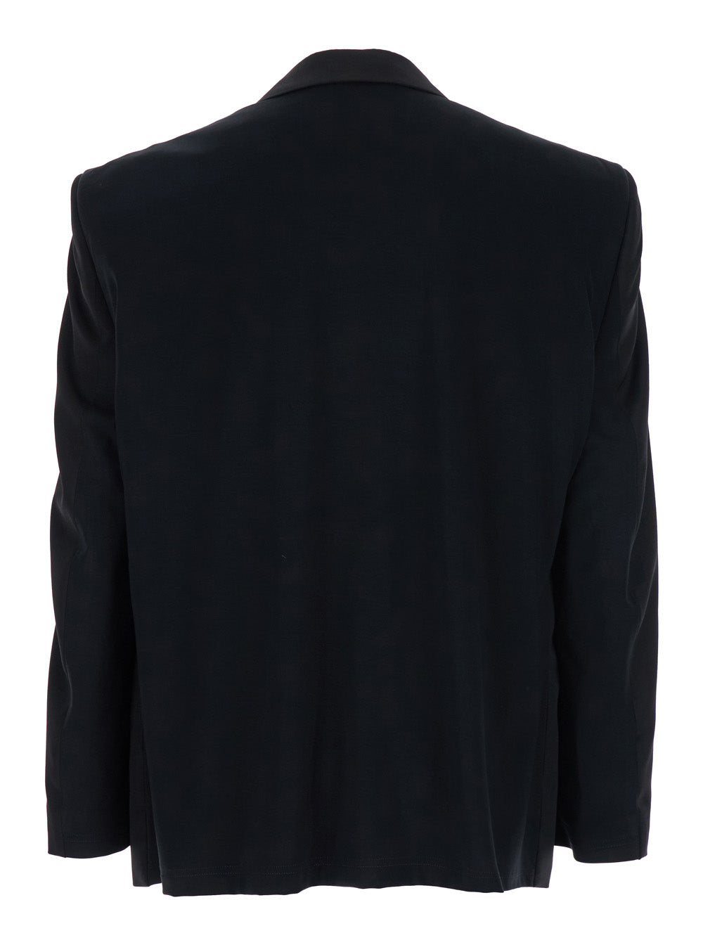 Balenciaga Men Black Single-Breasted Jacket With Notched Revers In Wool Woman