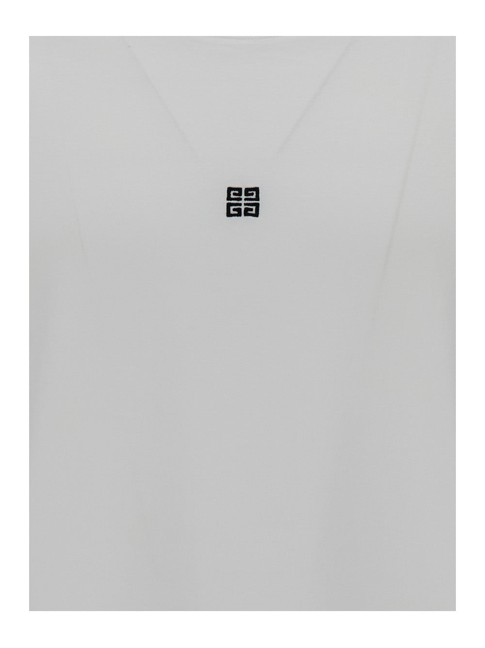 Givenchy Men White Crewneck T-Shirt With 4G Print In Cotton Man