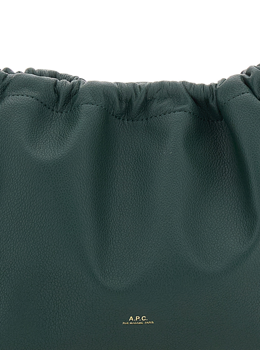 A.P.C. A.p.c. A.p.c. Ninon Green Mini Crossbody Bag With Drawstring Closure And E... Handbag | Designer Sale