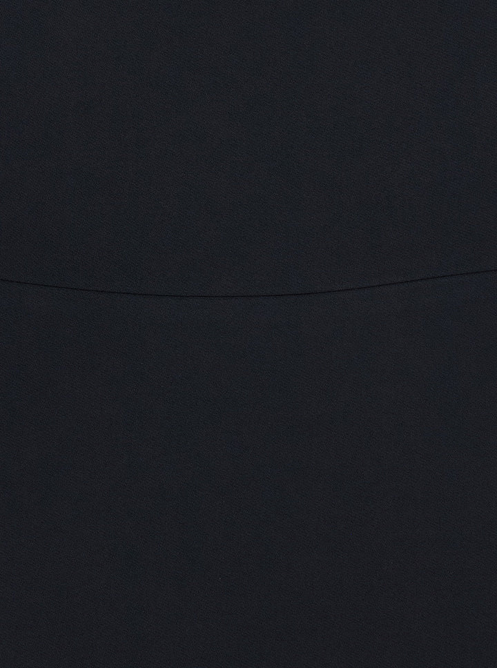 Givenchy Women Black Mini Dress With Flared Skirt And Square Neckline In Viscose Blend Stretch Woman