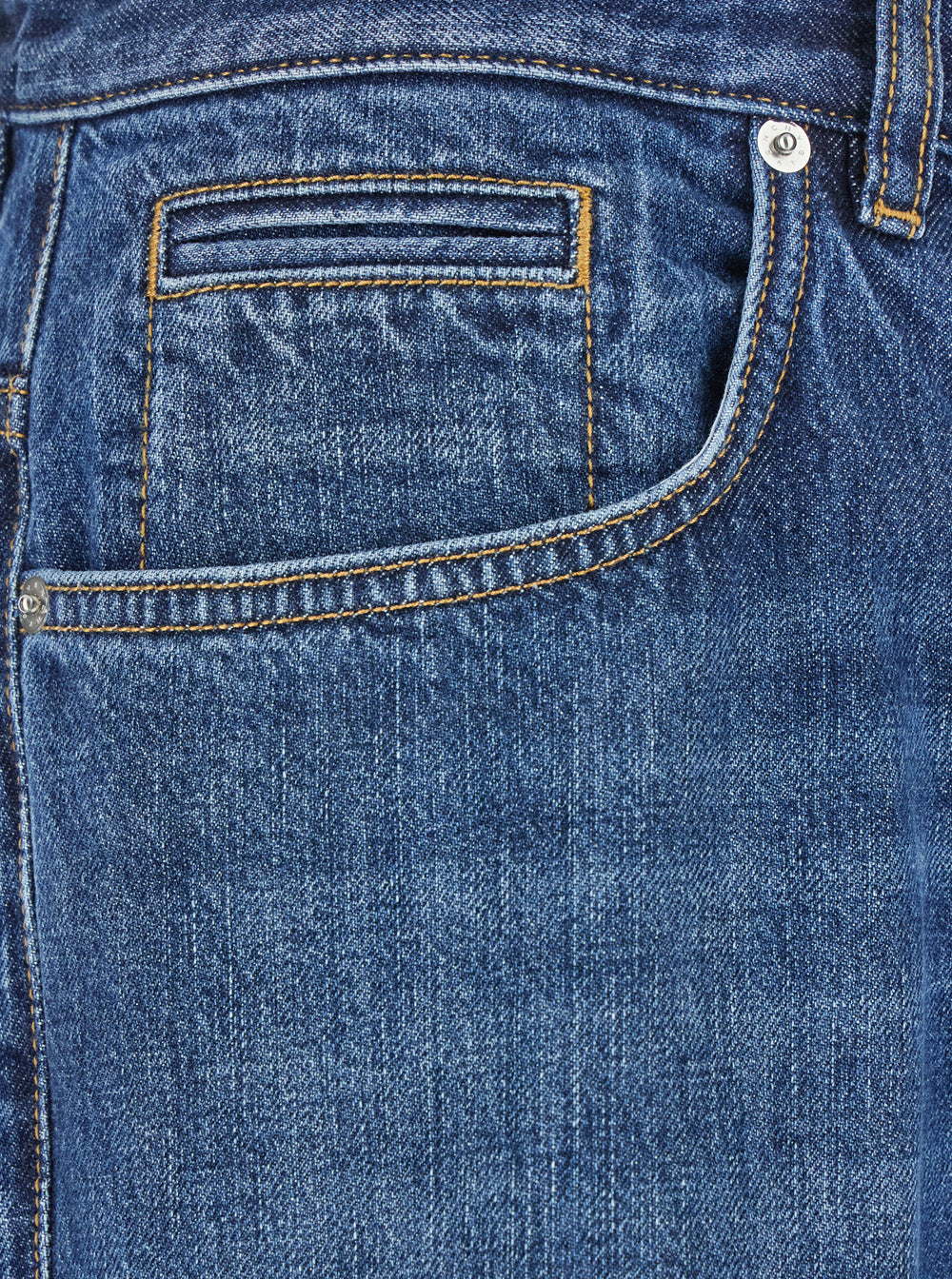 Givenchy Men Blue Five-Pocket Jeans With Logo Patch On The Back In Denim Man