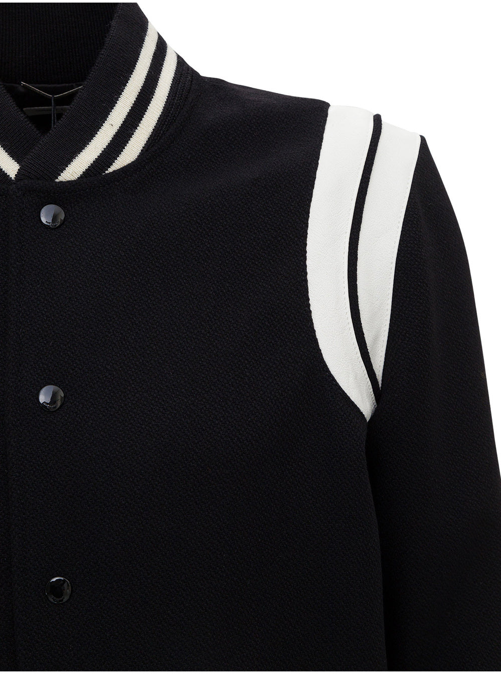 Saint Laurent Men Saint Laurent Man's Wool Teddy Bomber Jacket