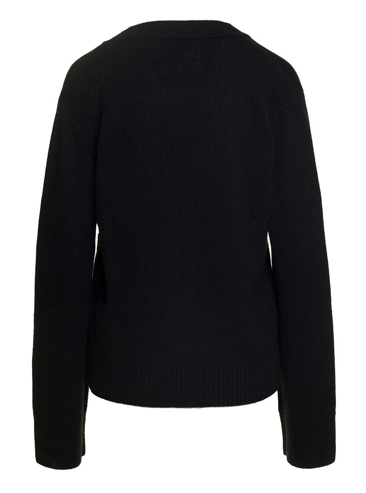 Lisa Yang Women 'Danni' Black Knitted Cardigan In Cashmere Woman