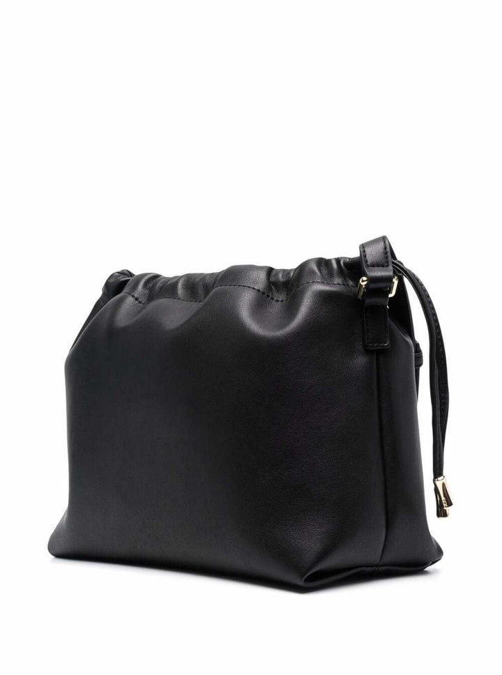A.P.C. A.p.c. A.p.c. Black Crossbody Bag Logo Lettering On Front Dra... Handbag | Designer Sale