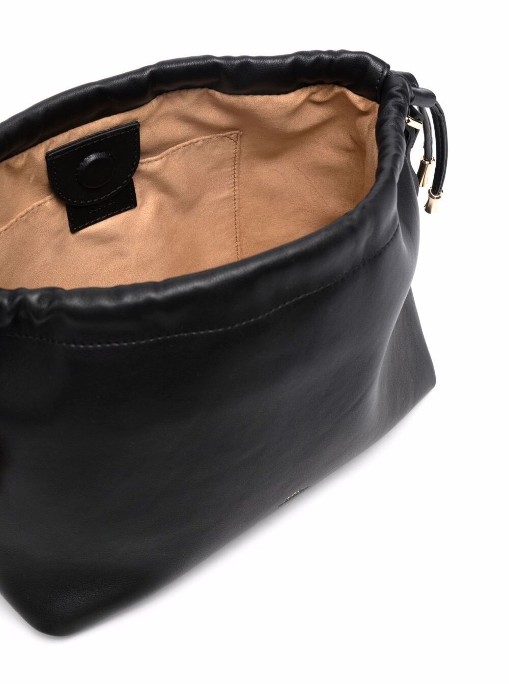 A.P.C. A.p.c. A.p.c. Black Crossbody Bag Logo Lettering On Front Dra... Handbag | Designer Sale