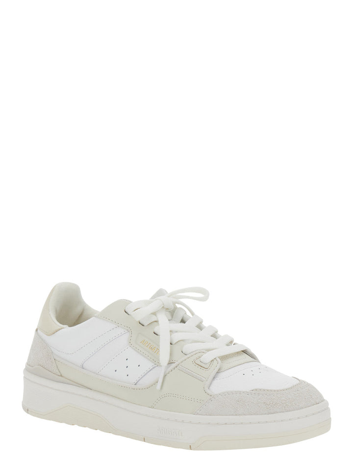 Axel Arigato Men 'Clay' Beige Sneakers With Suede Panels And Logo Patch On The Tongue In Leather Man