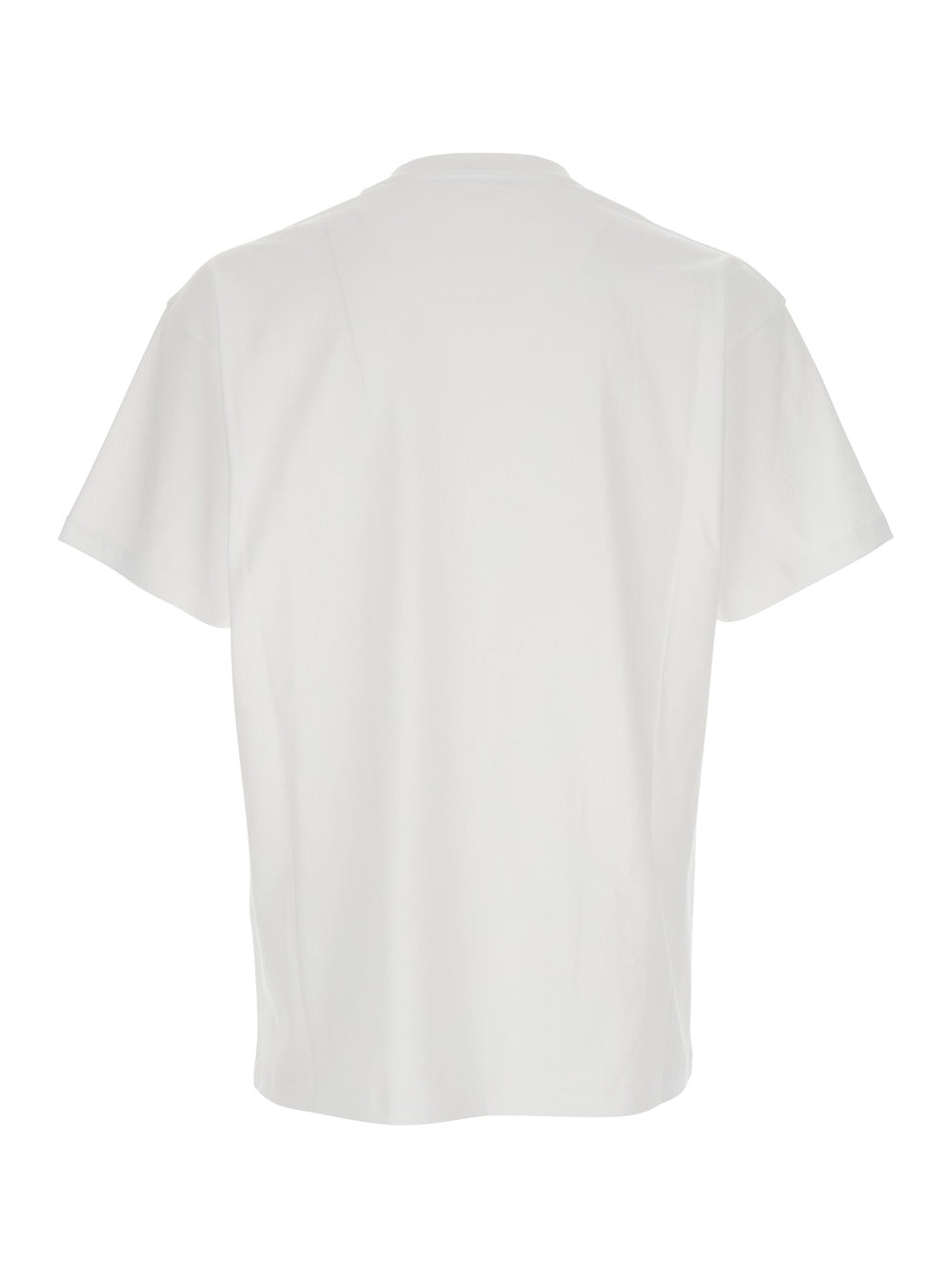 Givenchy Men White T-Shirt With Maxi Logo On The Front In Cotton Man