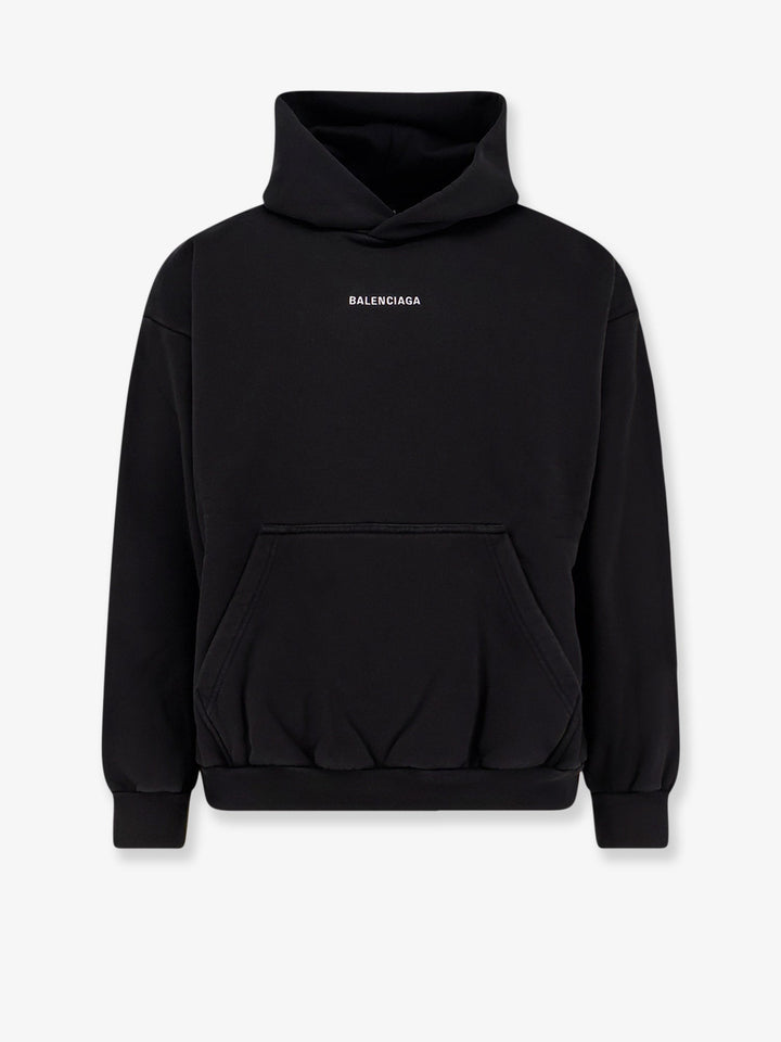 Balenciaga Men Logoed Cotton Sweatshirt