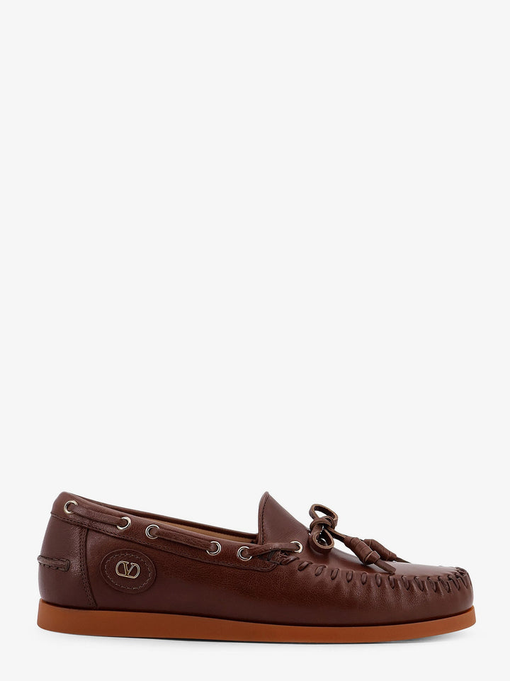 Valentino Garavani Men Palm Avenue Leather Loafers