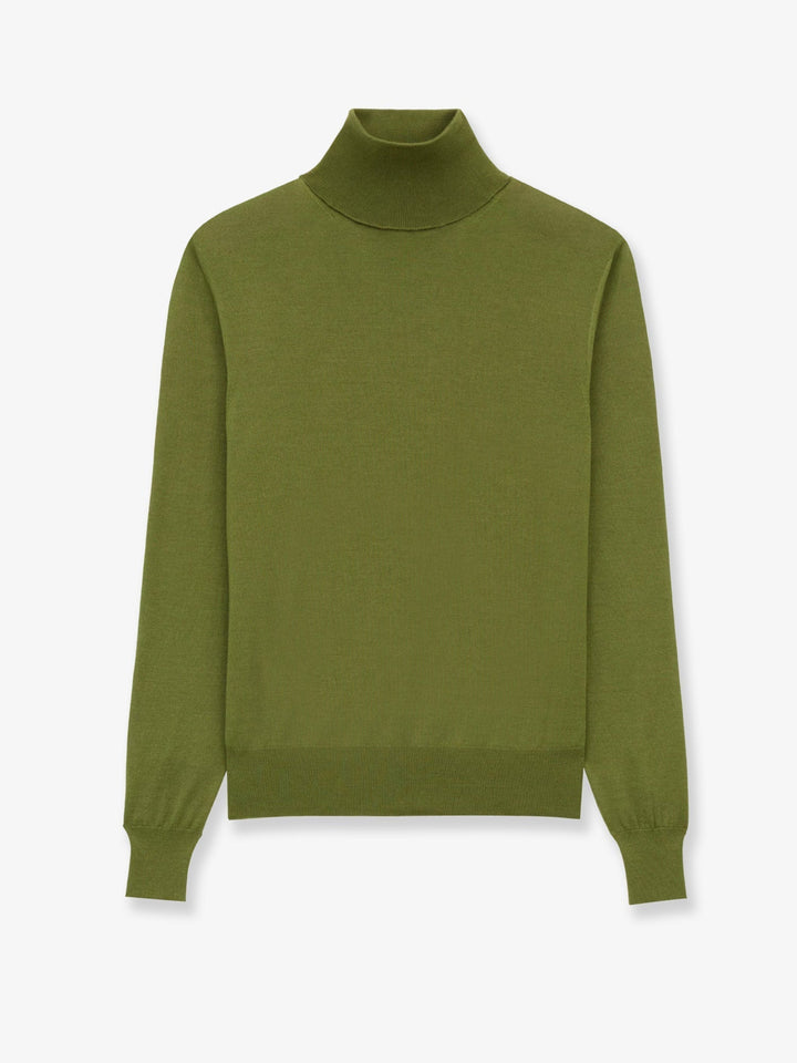 Saint Laurent Men Cashmere, Wool And Silk Turtleneck Sweater