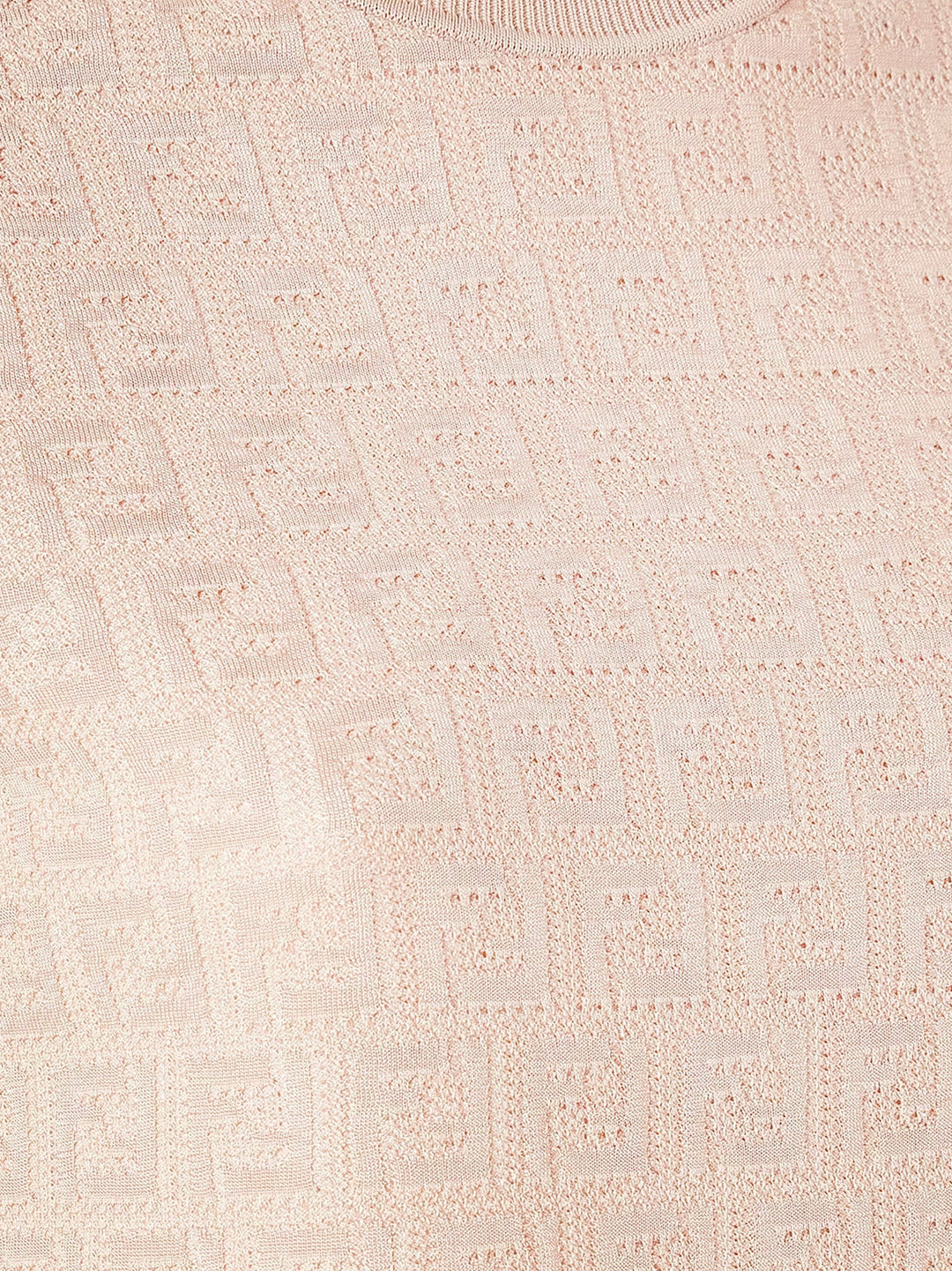 Fendi Women Ff Cotton And Viscose Sweater