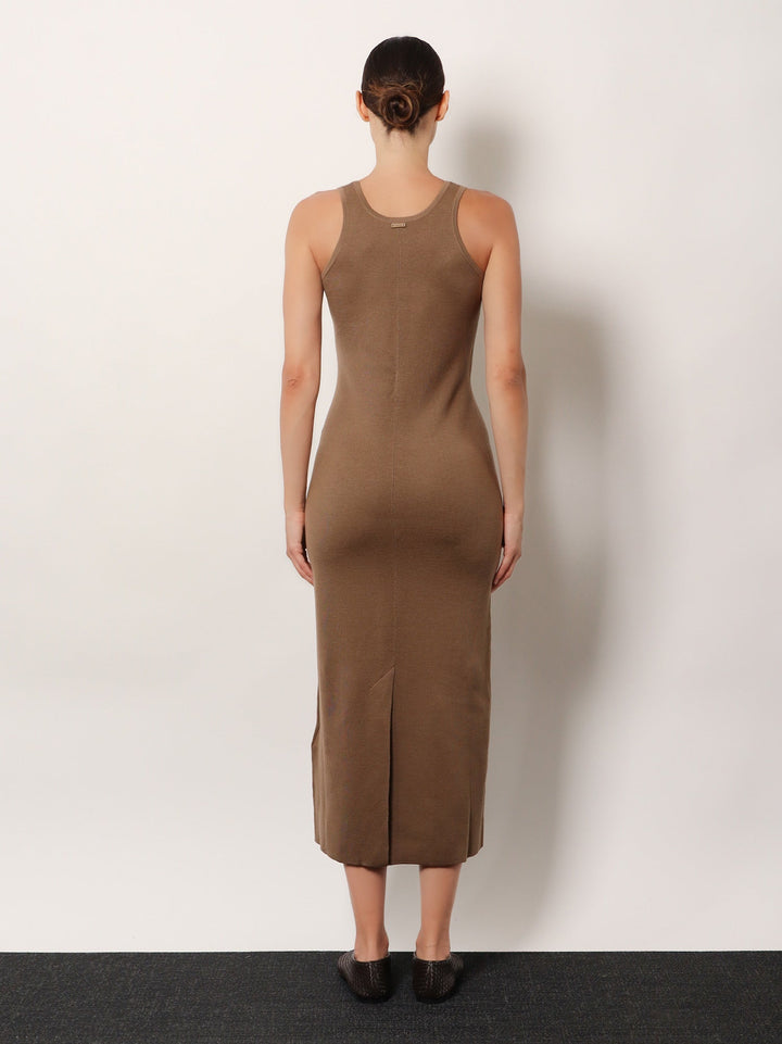 Max Mara Women Aceri Virgin Wool Long Dress