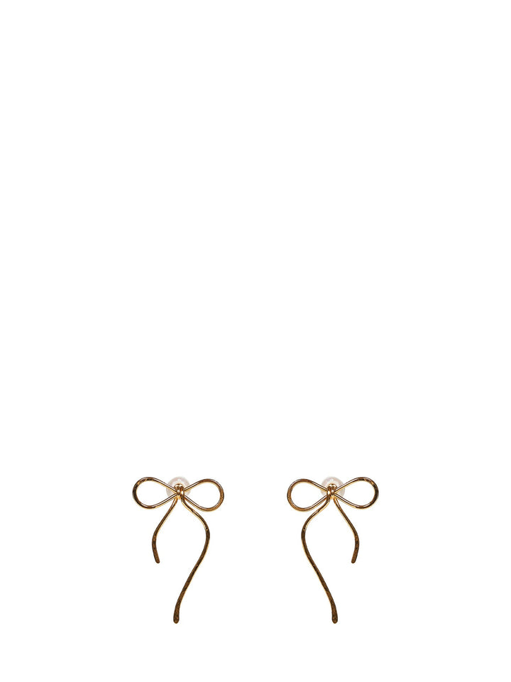 Marni Women Gold Bow Stud Earrings