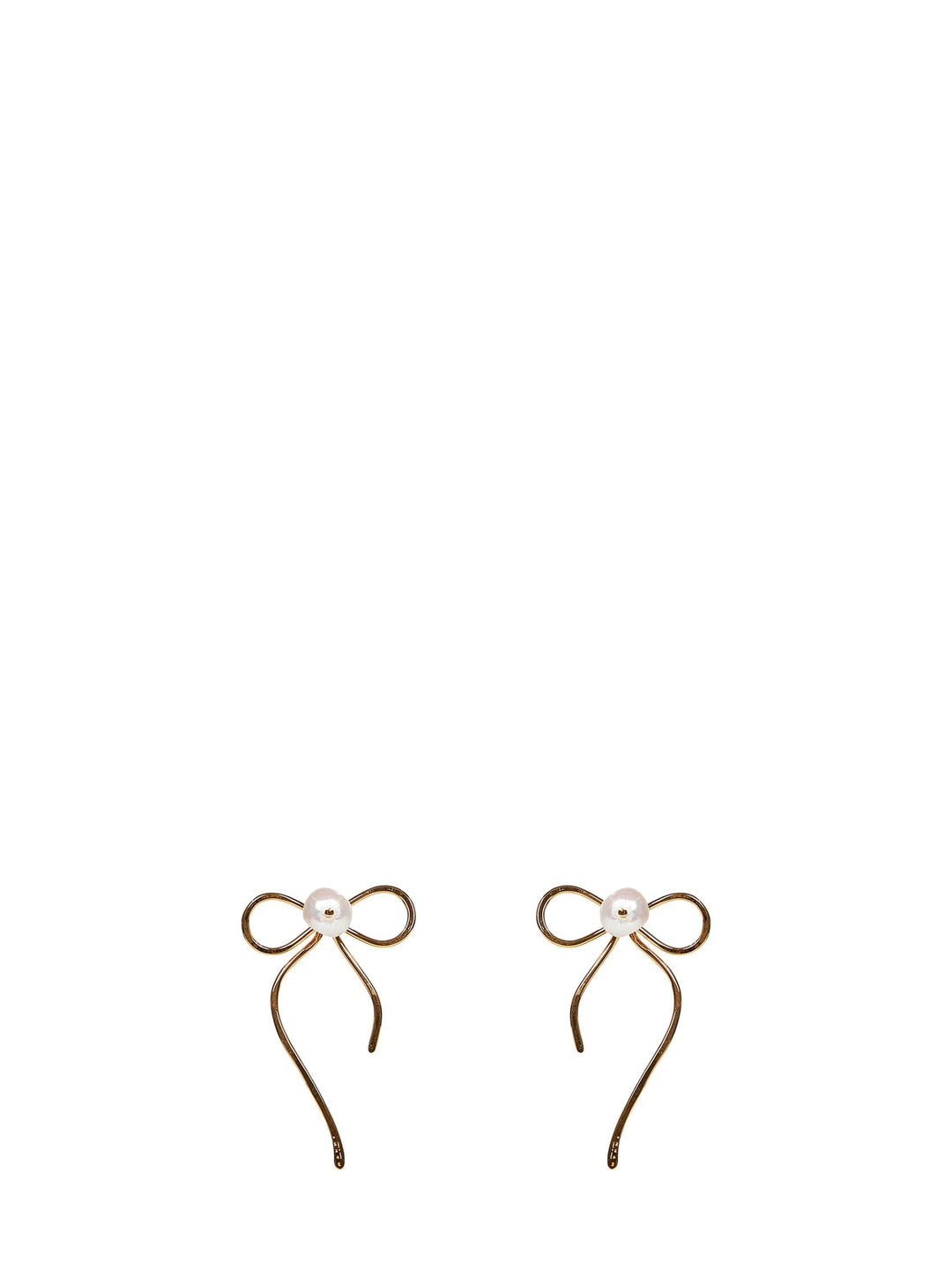 Marni Women Gold Bow Stud Earrings