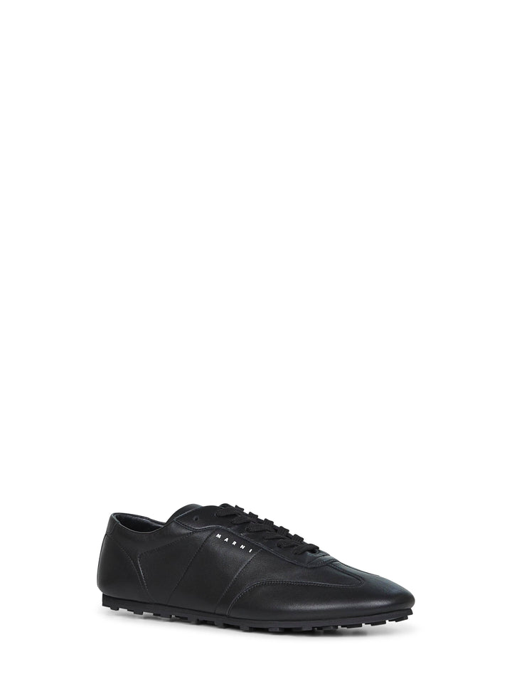 Marni Men Black Nappa Leather Softy Soccer Sneakers