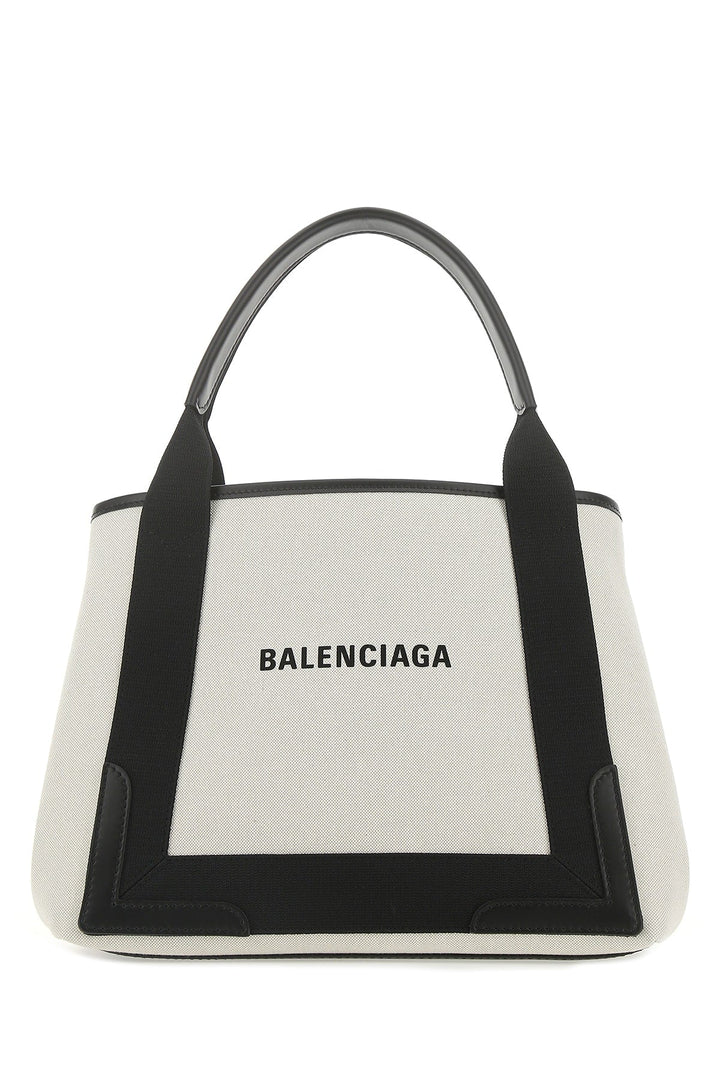 Balenciaga Women Two-Tone Canvas Handbag