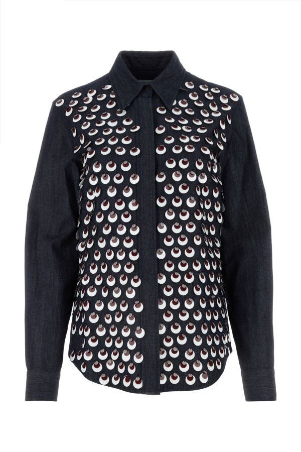 Dries Van Noten Women Denim Chowy Shirt