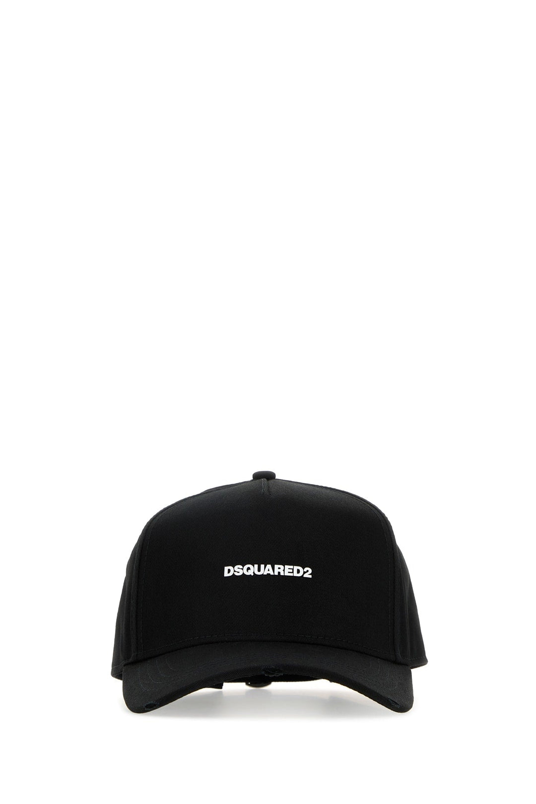 Dsquared Men Black Cotton Baseball Cap