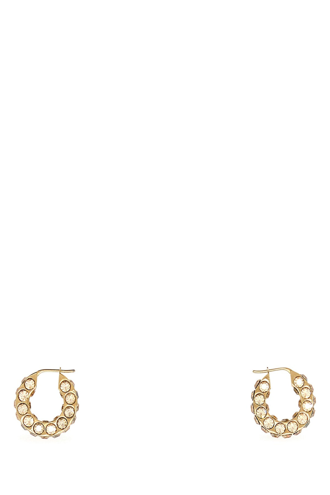 Amina Muaddi Women Embellished Metal Small Jaheel Earrings