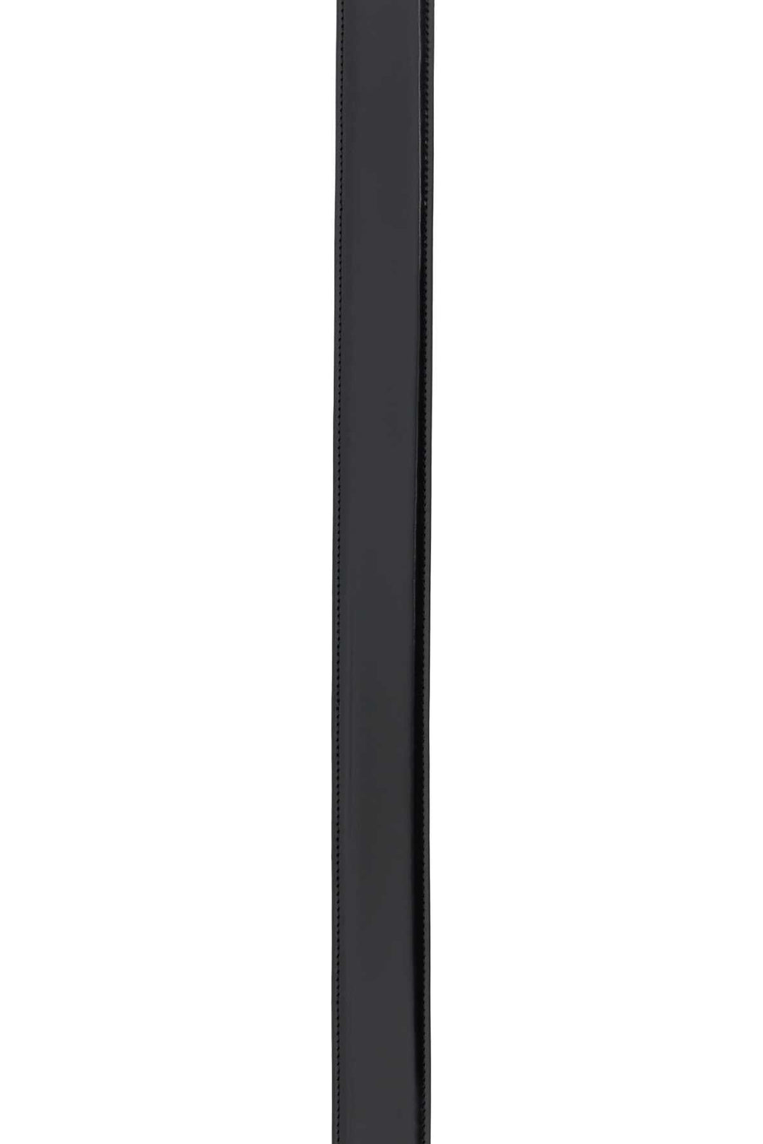 Zegna Men Black Leather Reversible Belt