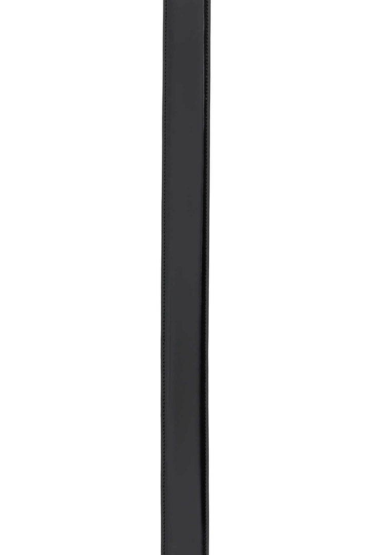 Zegna Men Black Leather Reversible Belt