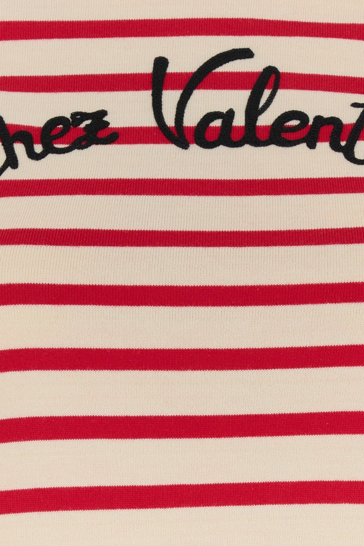 Valentino Garavani Women Embroidered Cotton T-Shirt