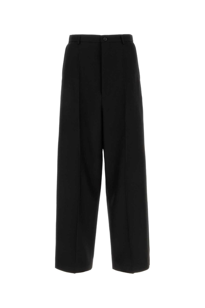 Balenciaga Men Black Wool Pant