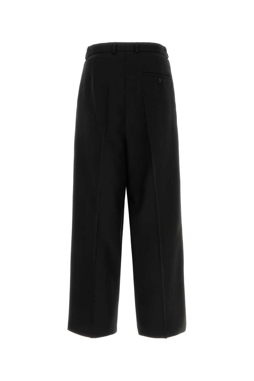 Balenciaga Men Black Wool Pant