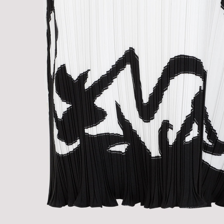 Lanvin Sleeveless Pleated Midi Dress Women