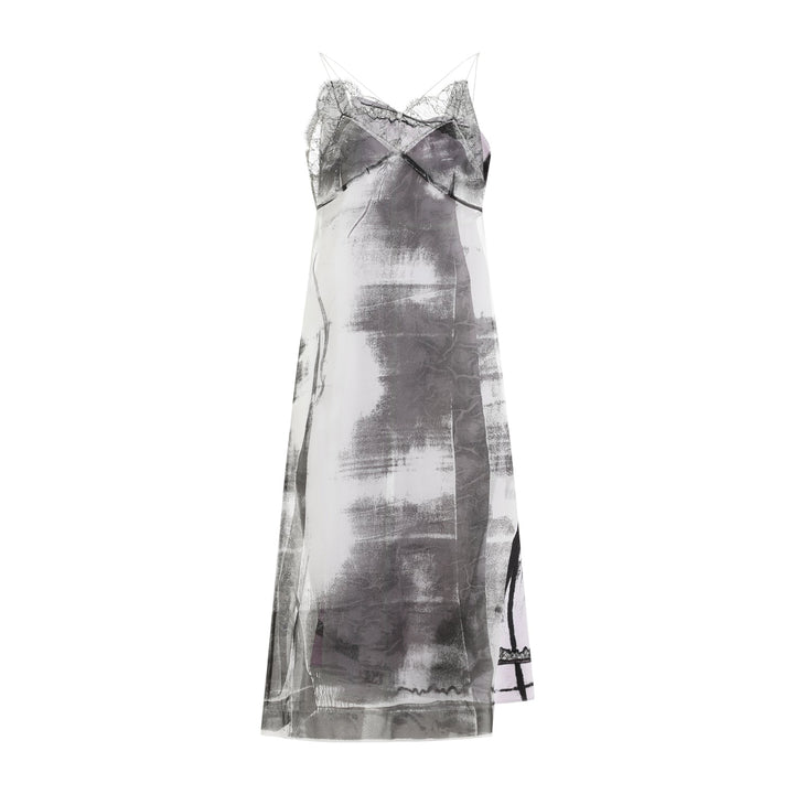 Maison Margiela Silk Midi Dress Women