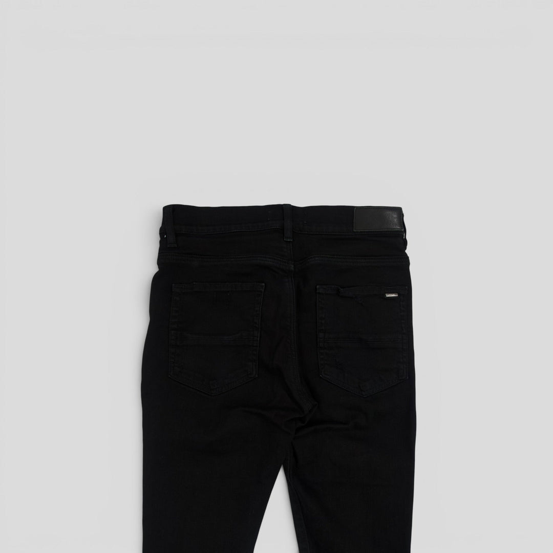 Amiri MX1 Aloha Patch Jeans in Black