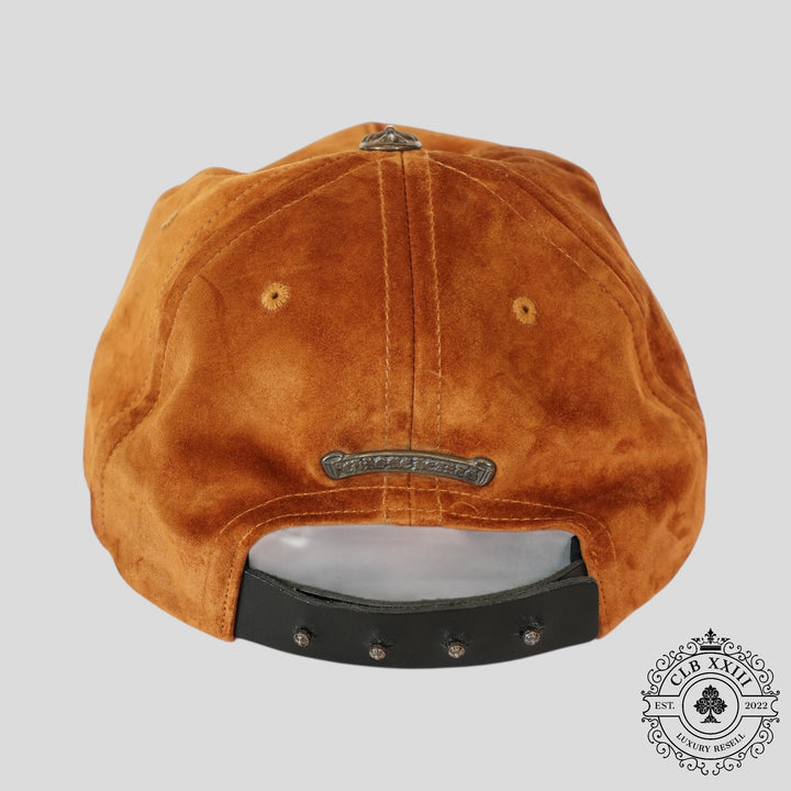 Chrome Hearts Suede Vine Dagger Hat in Brown