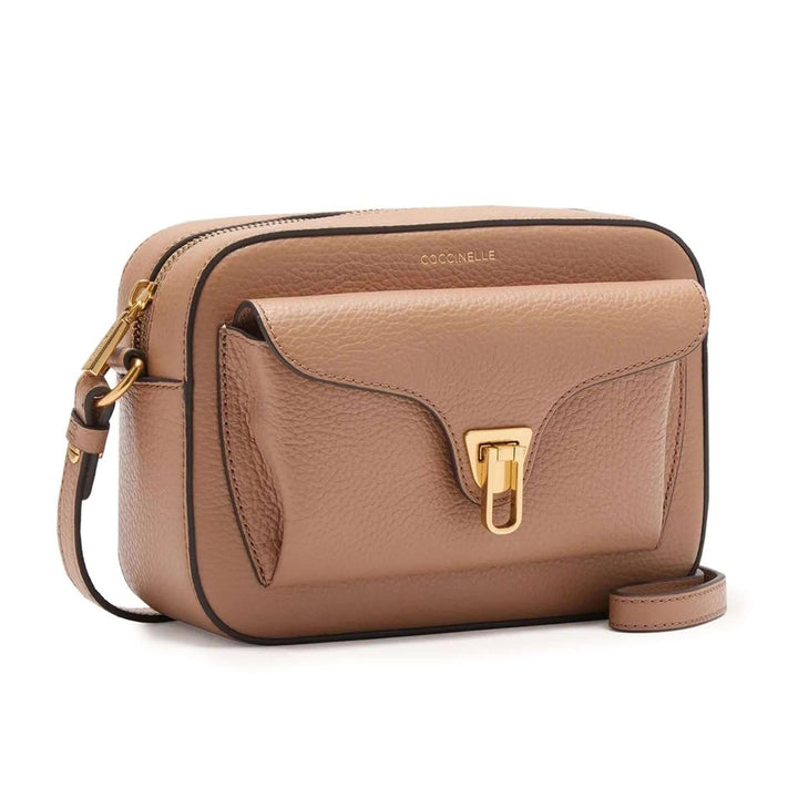 Coccinelle women's brown leather Crossbody Bags